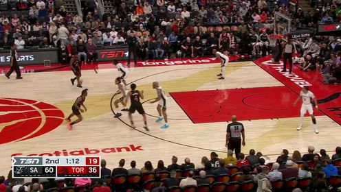 瓦塞尔25+6 巴恩斯22+6+6 马刺34分大胜猛龙近5战4胜