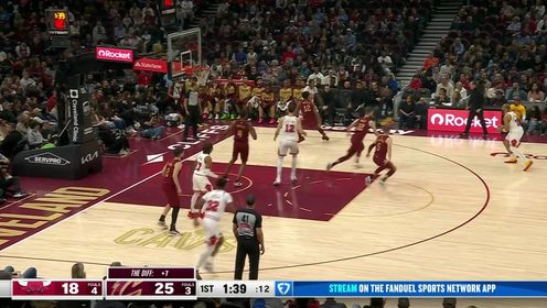 加兰28+5 莫布里21+11+7 骑士25记三分轻取公牛锁东部第一