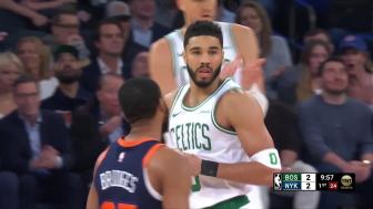 横扫！塔图姆32+7 波津8记三分 唐斯34+14  绿军加时胜尼克斯