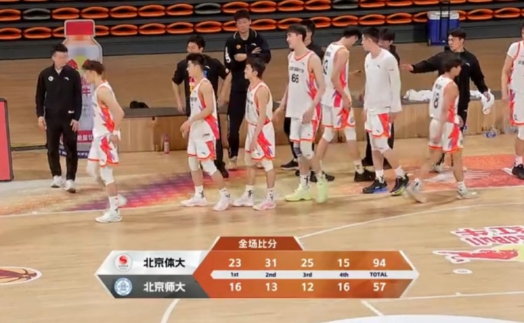 CUBAL-祖力布哈尔21+10 杨腾飞17+6 北体大大胜北京师大晋级