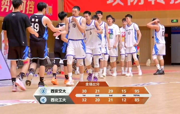 CUBAL-王俊20+13 胡耘逍19分 任天祥23分 西安交大胜西北工大